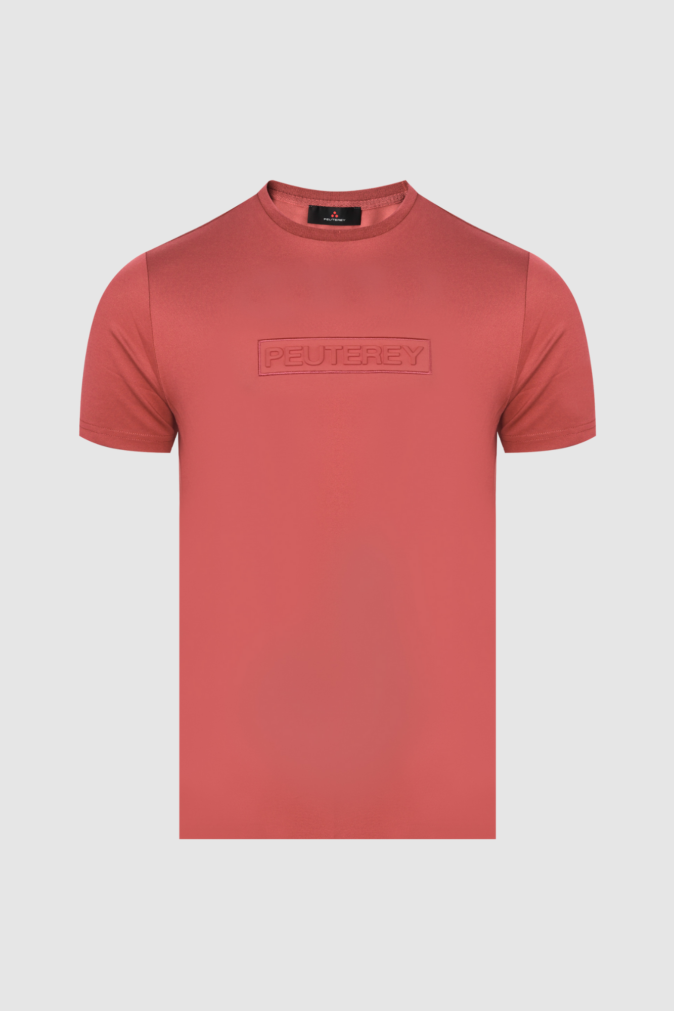 Peuterey Czerwony T-shirt z logo