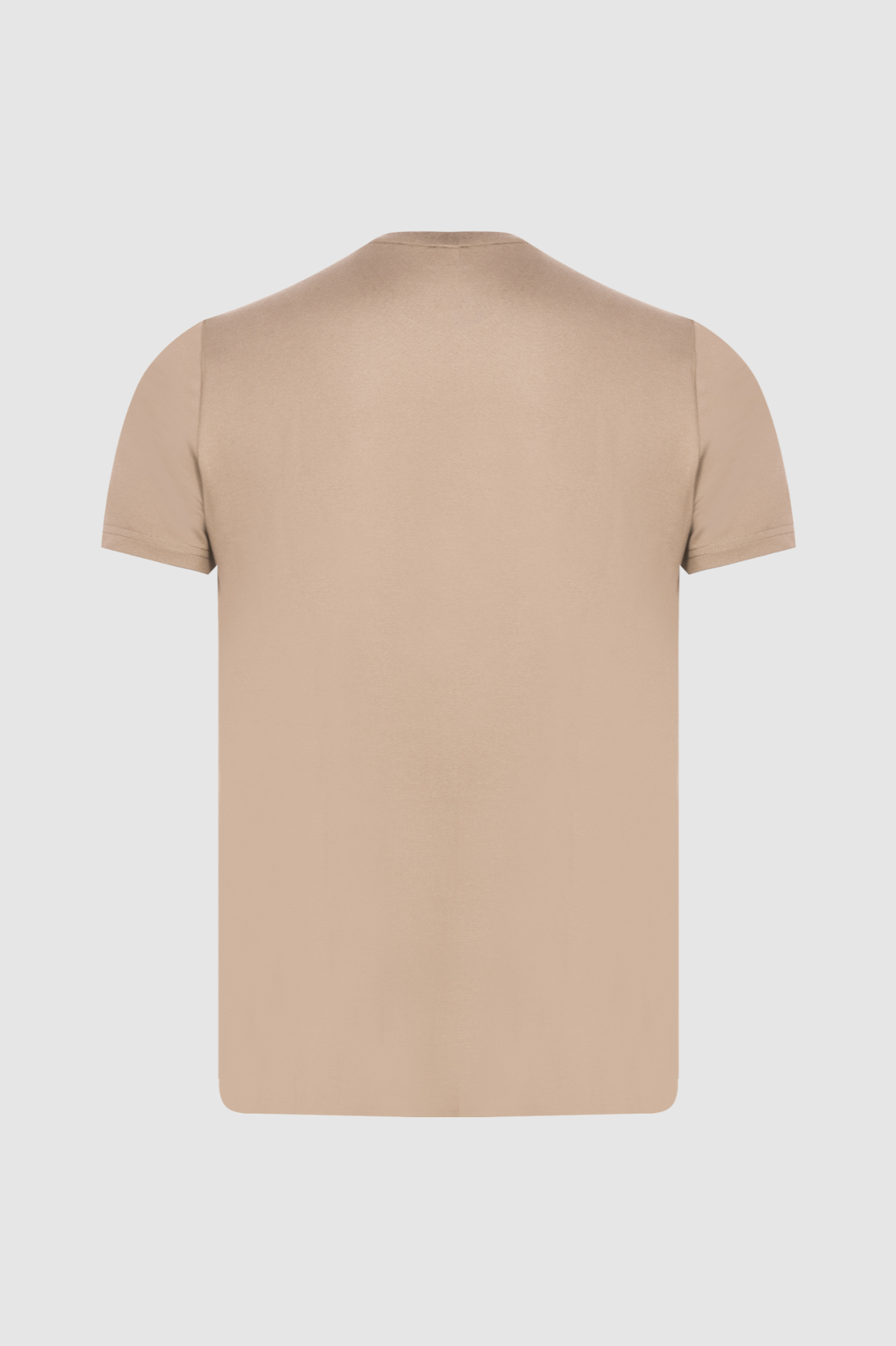 Peuterey beżowy T-shirt z logo