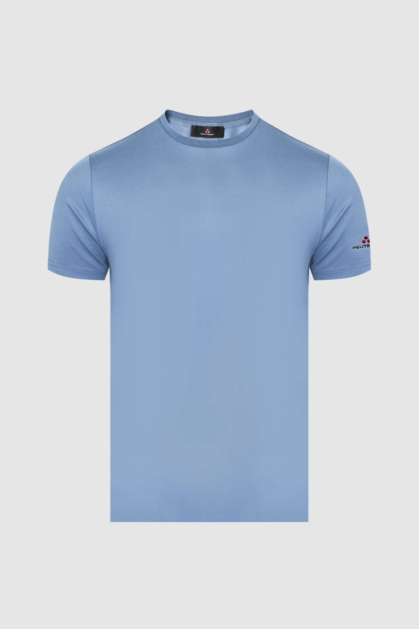 Peuterey niebieski T-shirt z logo