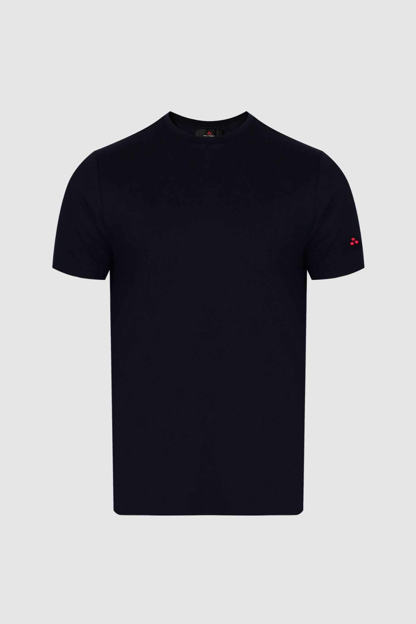 Peuterey granatowy T-shirt z logo