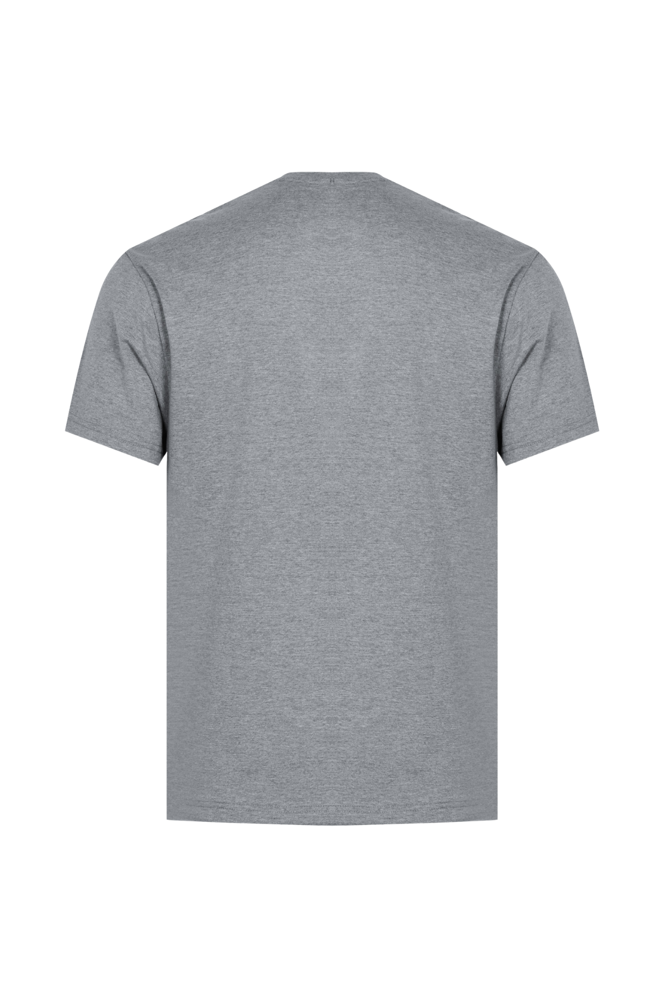 Ungaro szary T-shirt z metalową plakietką