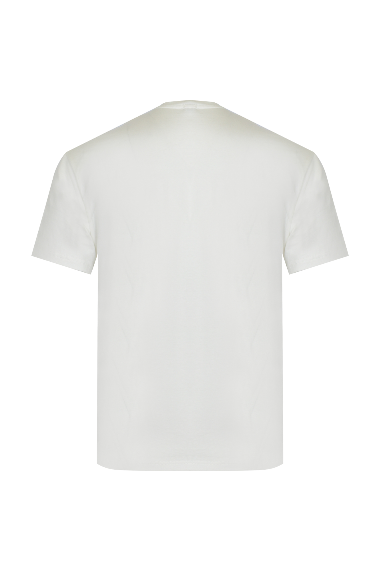 Ungaro biały T-shirt z metalową plakietką