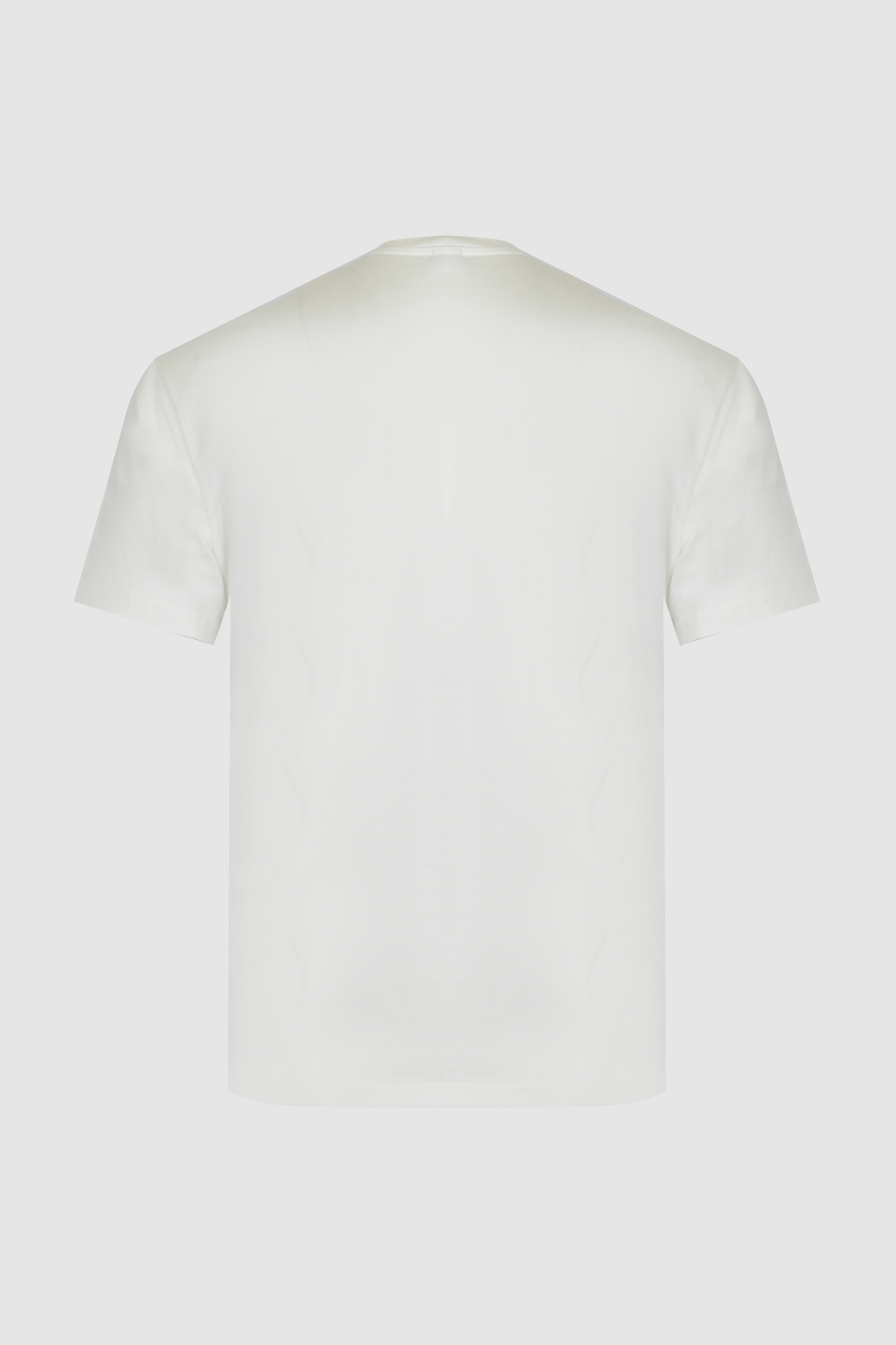 Ungaro biały T-shirt z metalową plakietką