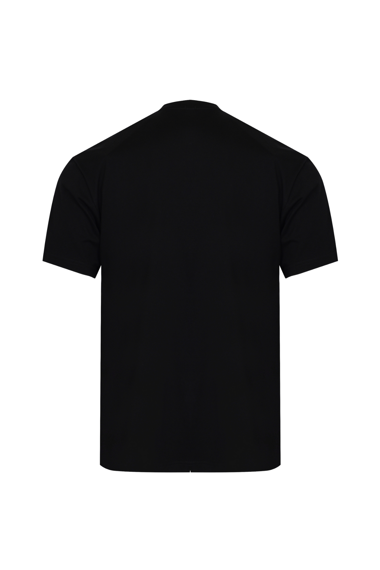 Ungaro czarny T-shirt z metalową plakietką