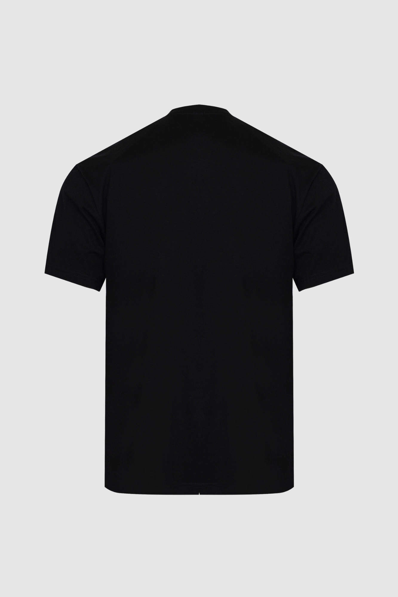 Ungaro czarny T-shirt z metalową plakietką