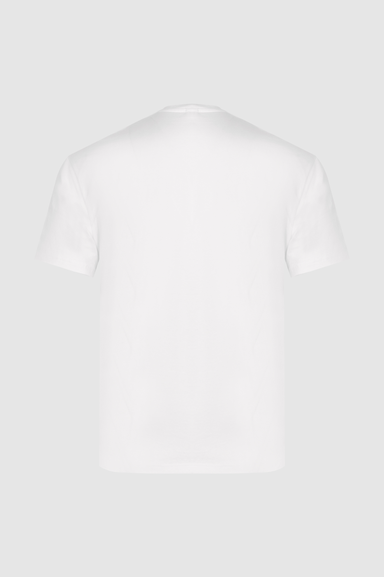 Ungaro biały T-shirt z kieszenią i metalową plakietką