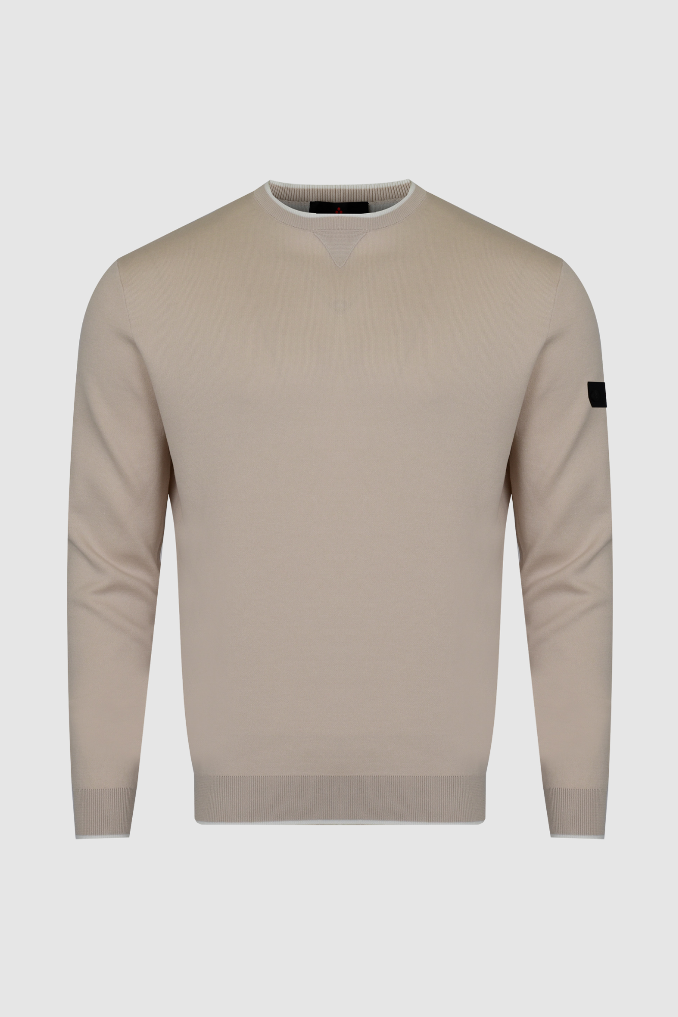 Peuterey beżowy sweter sportowy