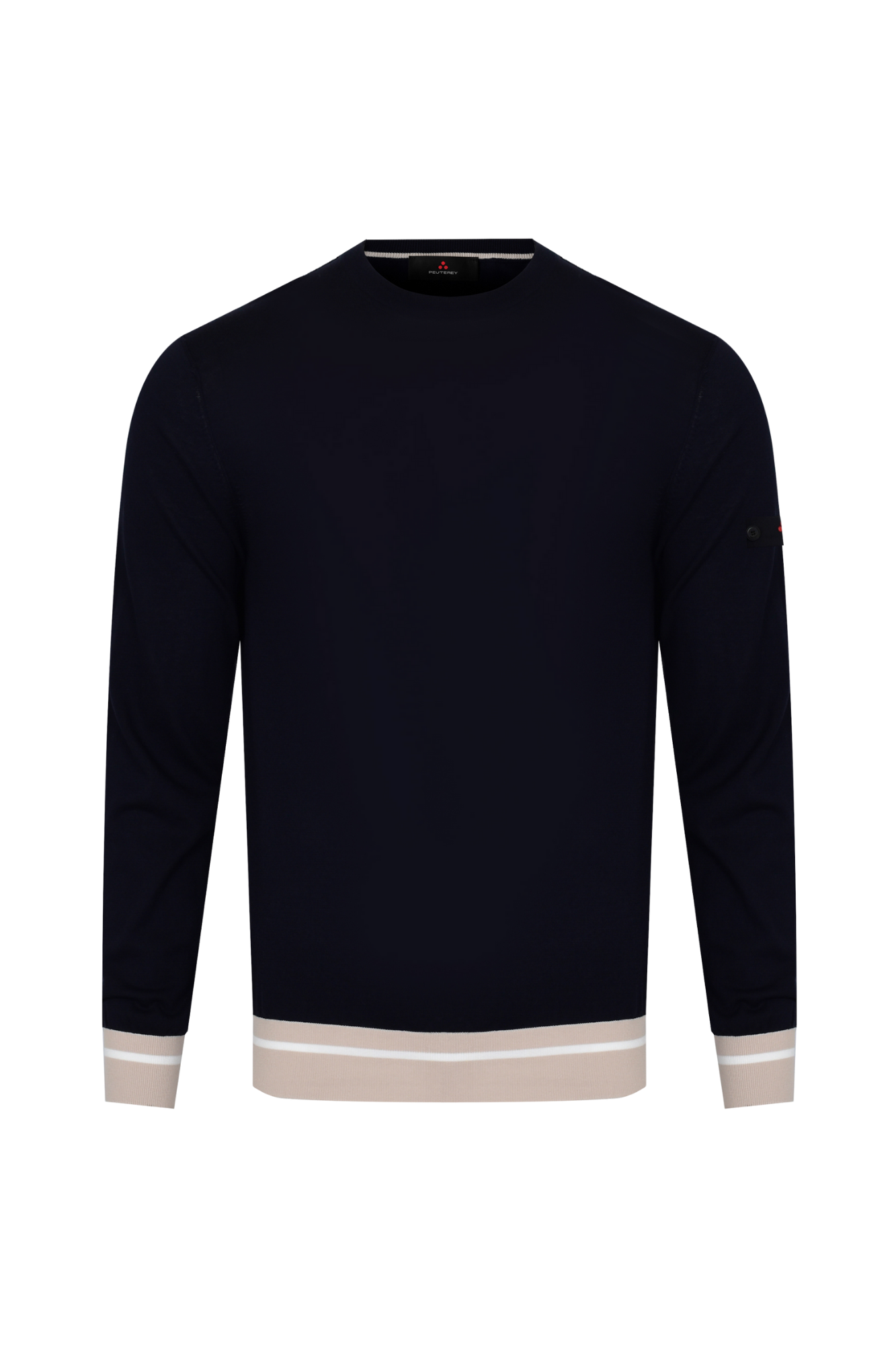 Peuterey granatowy sweter sportowy