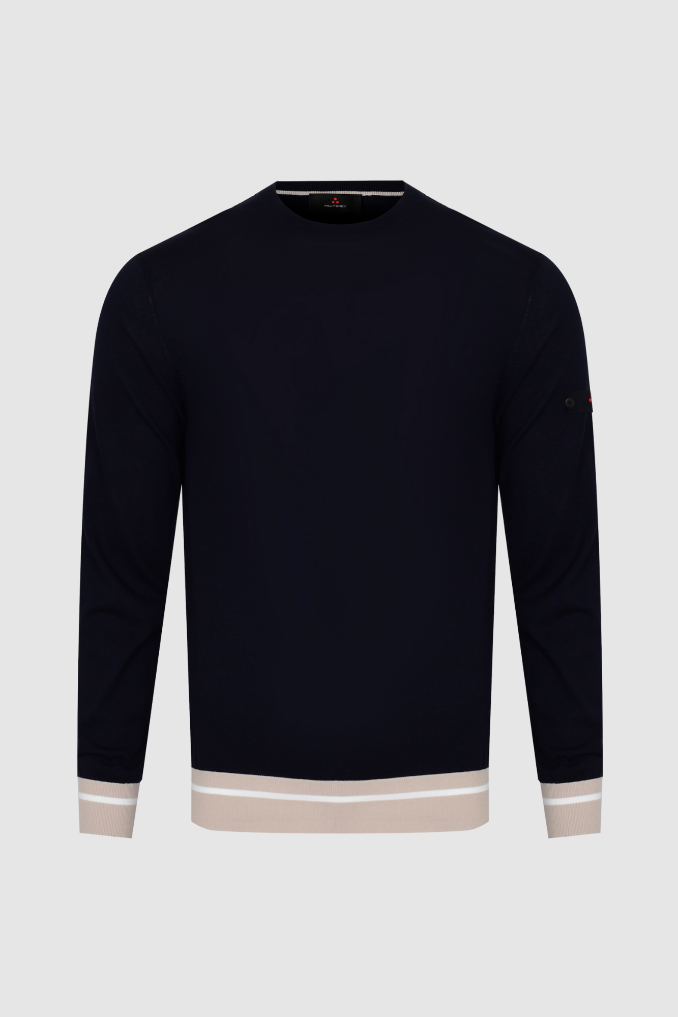 Peuterey granatowy sweter sportowy