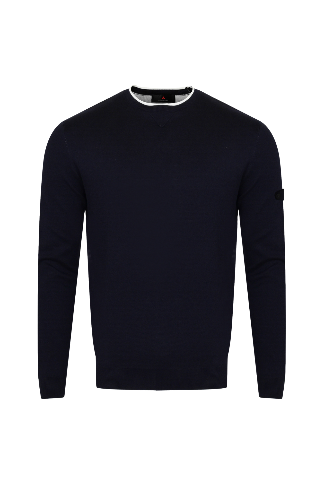 Peuterey granatowy sweter z dzianiny