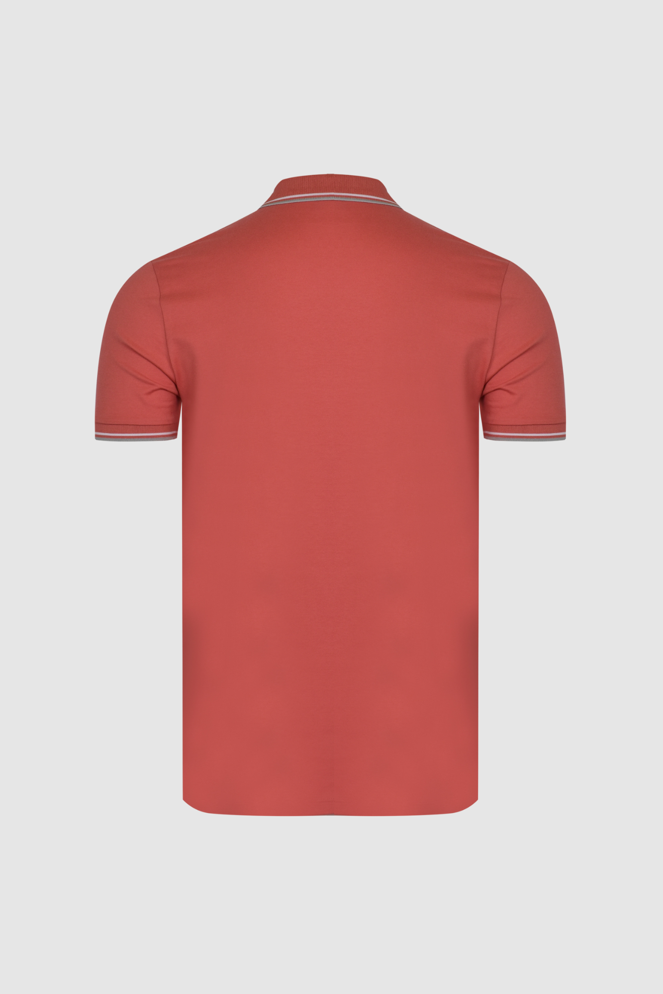 Peuterey czerwone polo z haftowanym logo