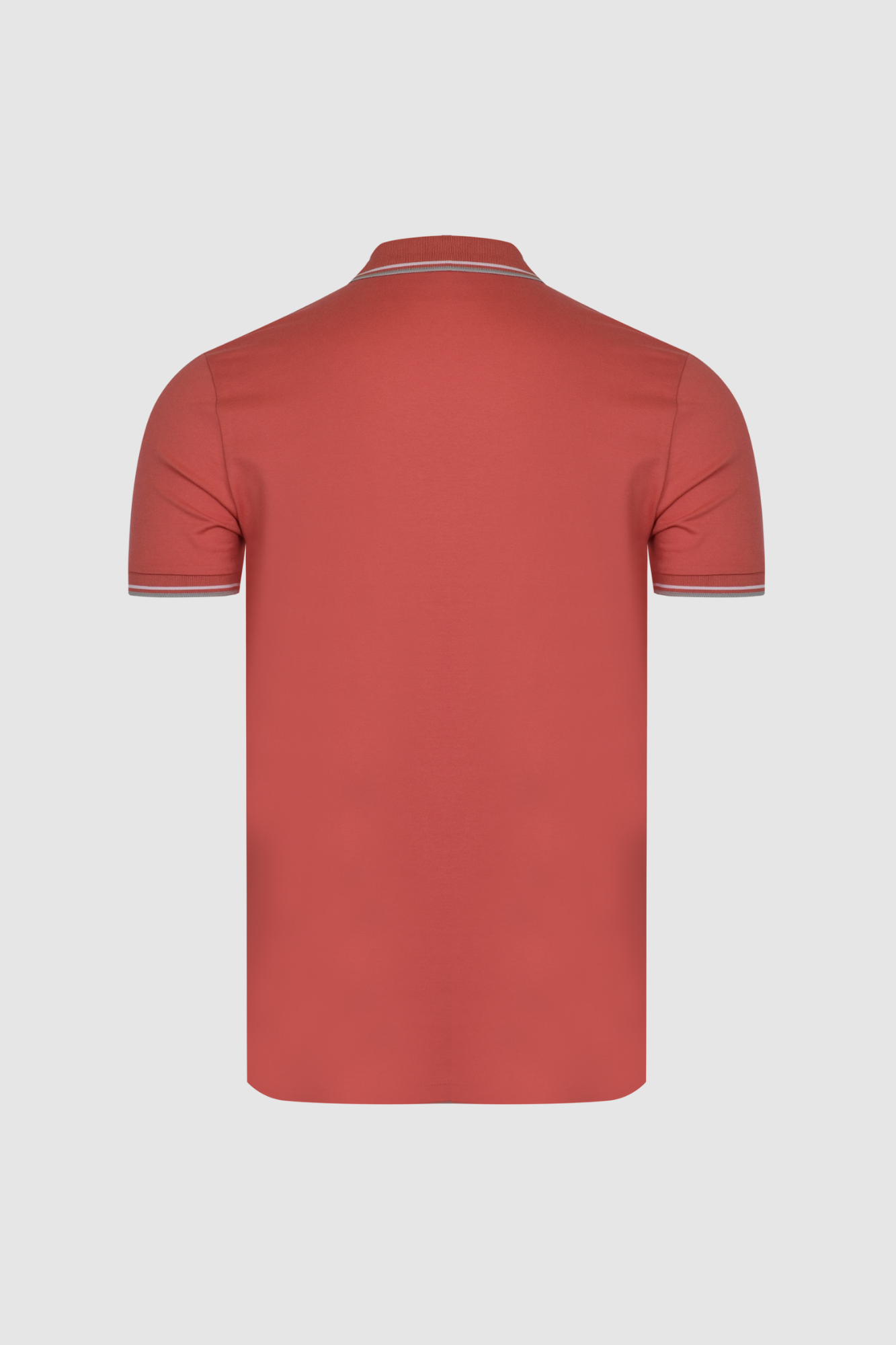 Peuterey czerwone polo z haftowanym logo