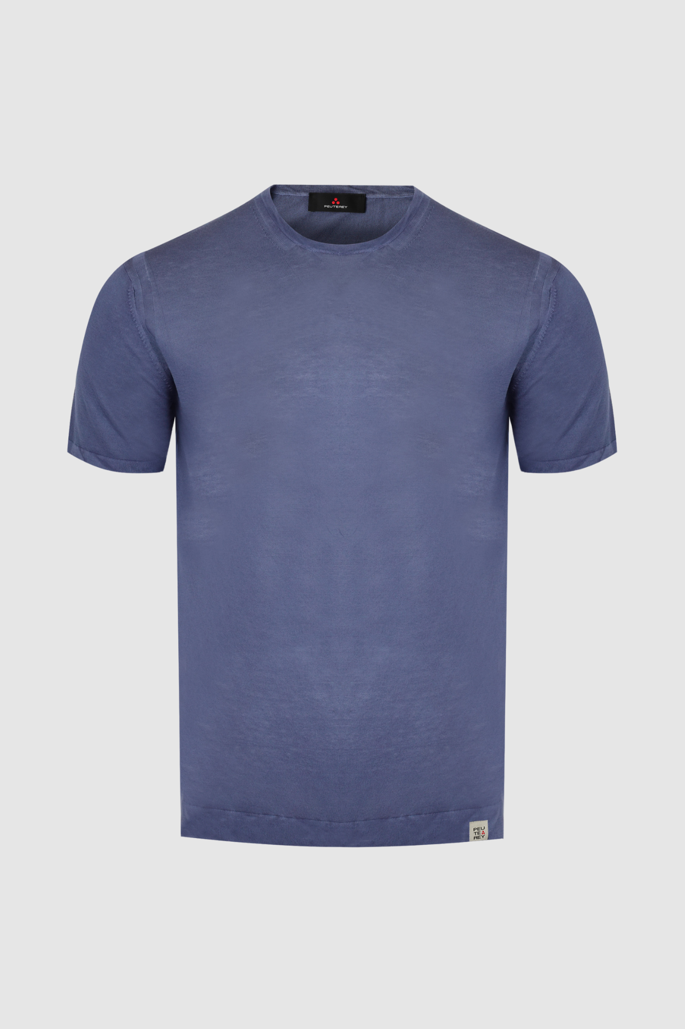 Peuterey granatowy t-shirt z logo