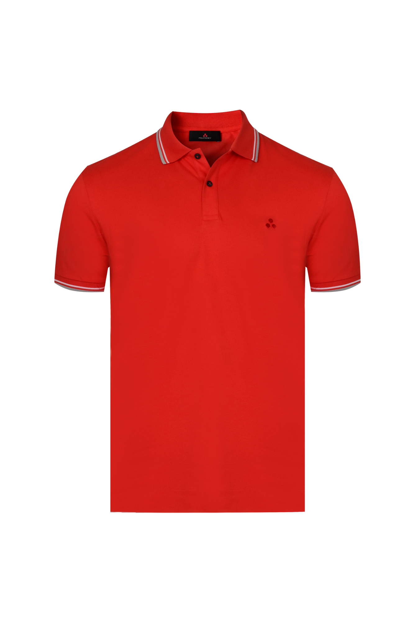 Peuterey czerwone polo z logo
