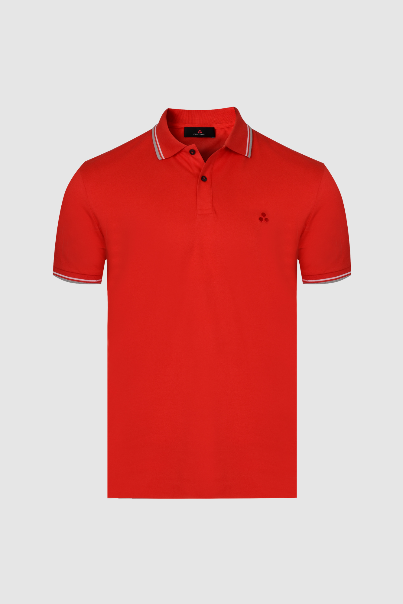 Peuterey czerwone polo z logo
