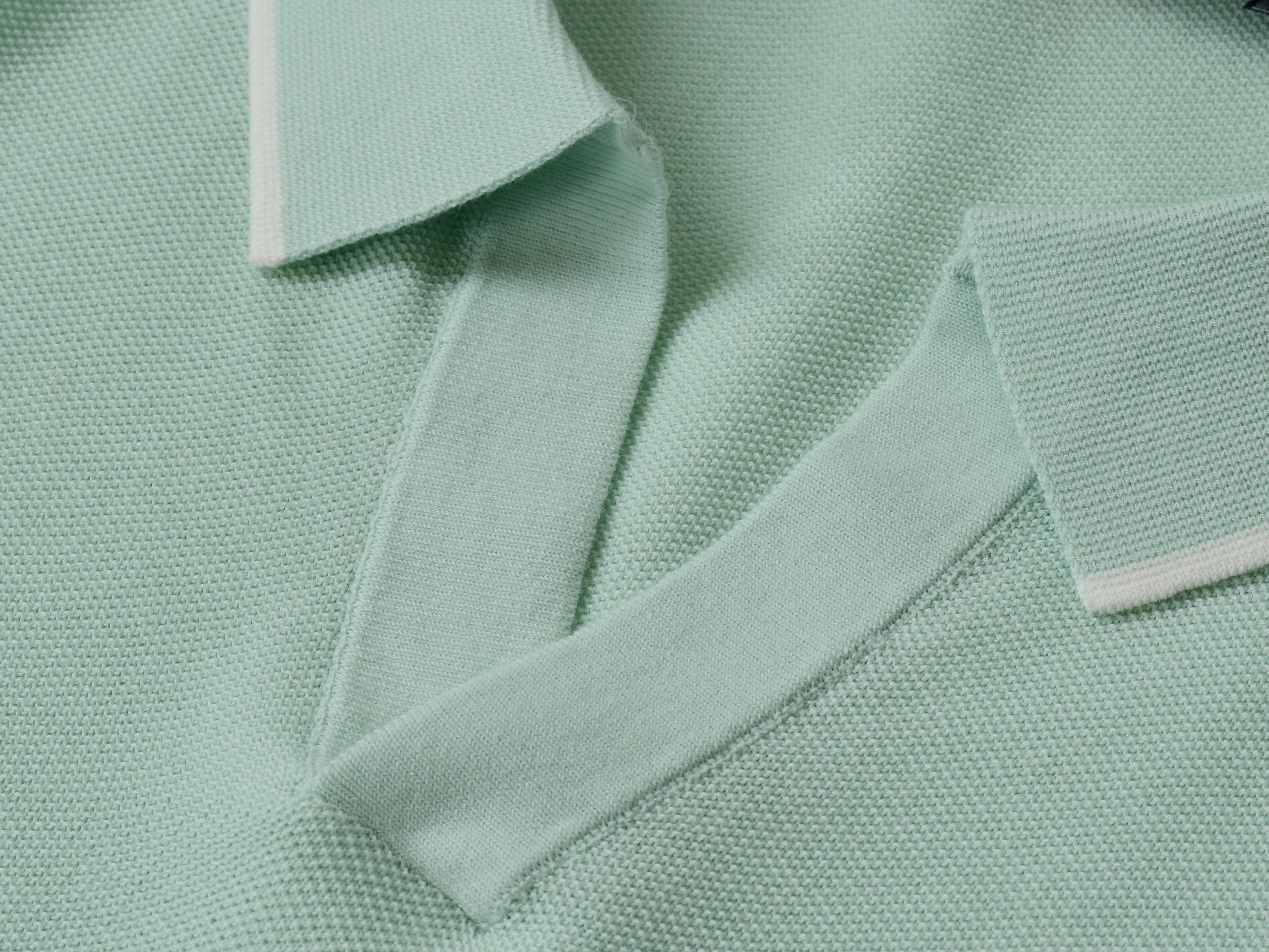 Peuterey miętowe polo stretch