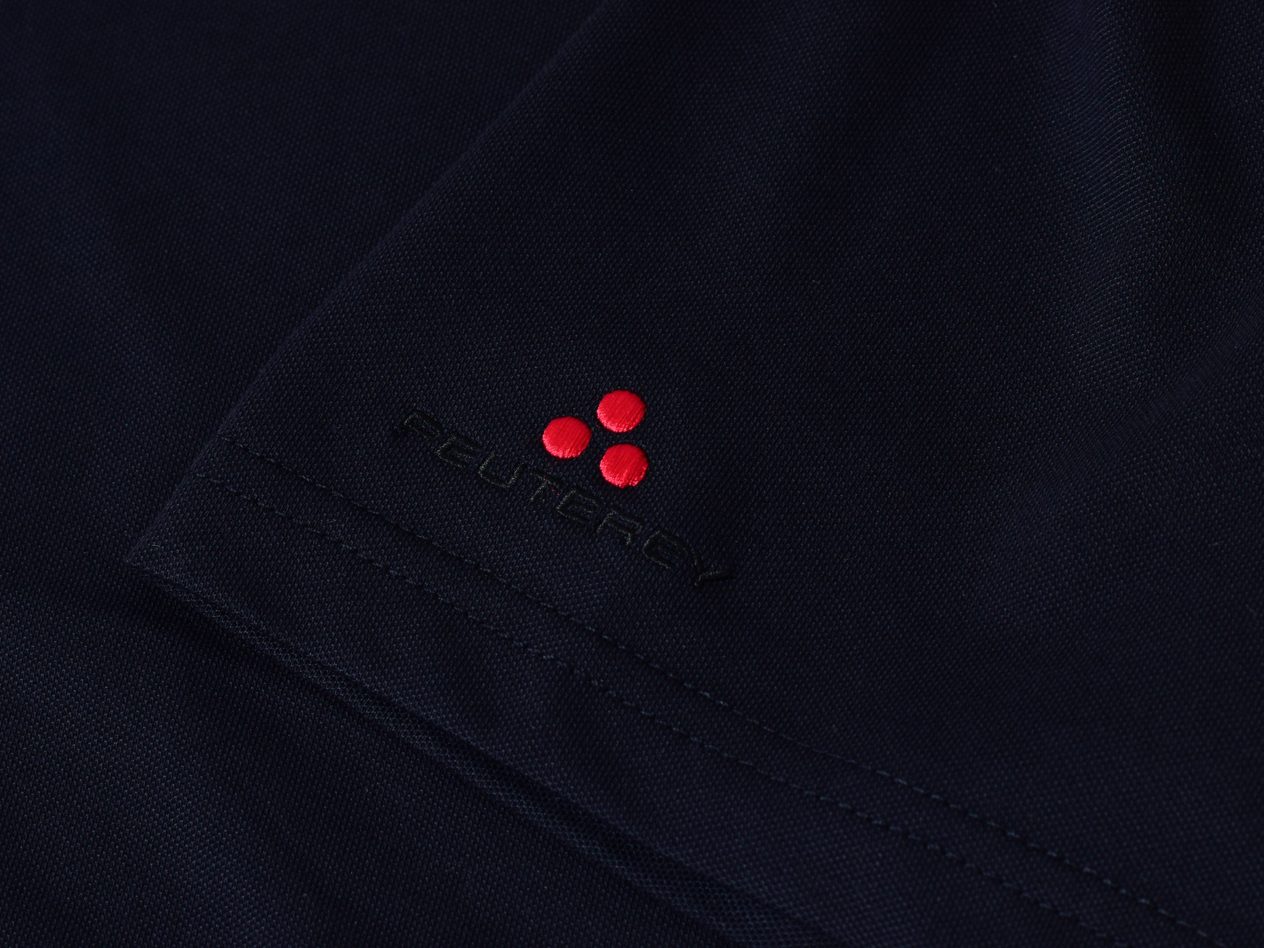 Peuterey granatowy T-shirt z logo