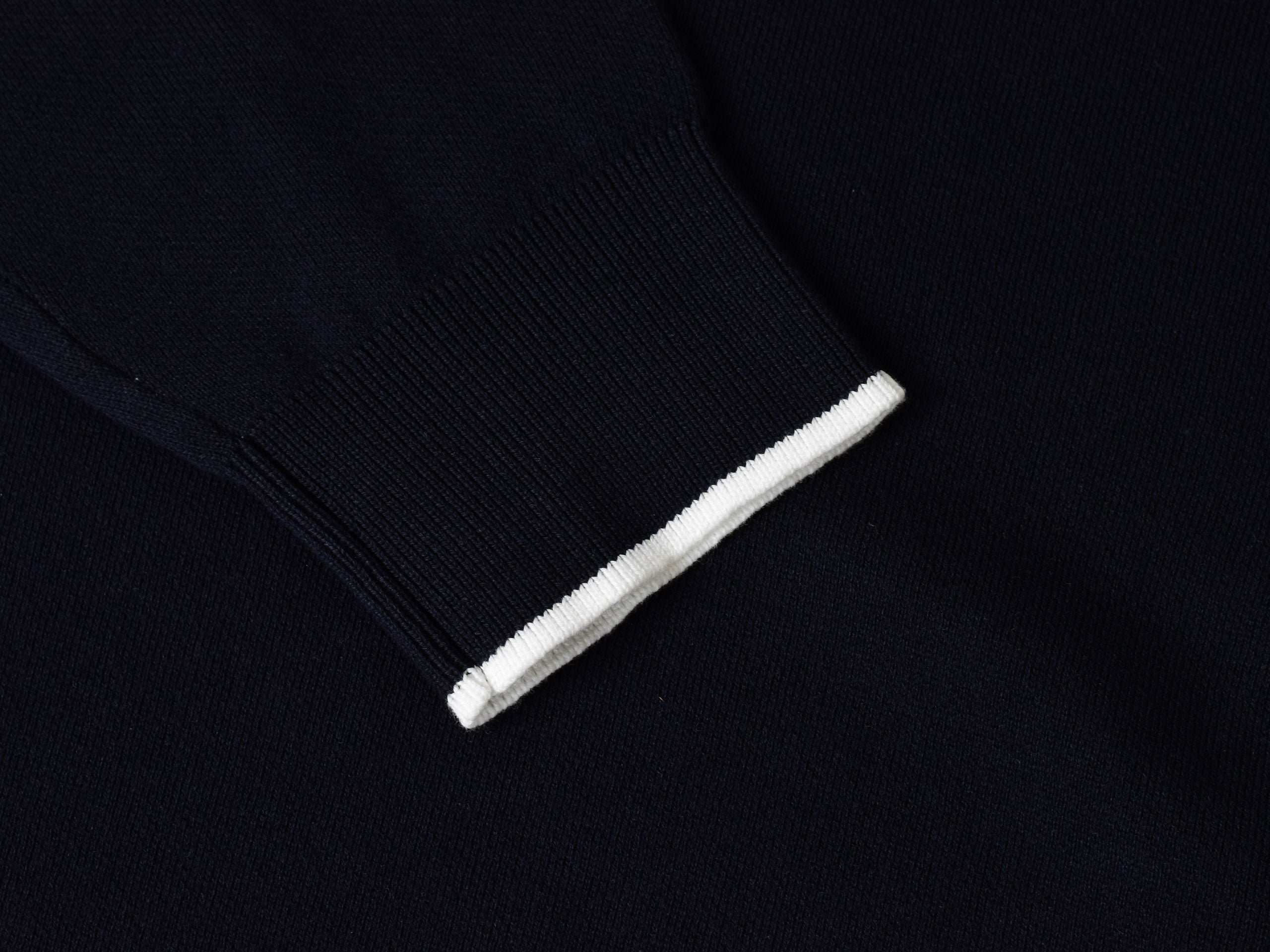 Peuterey granatowy sweter z dzianiny