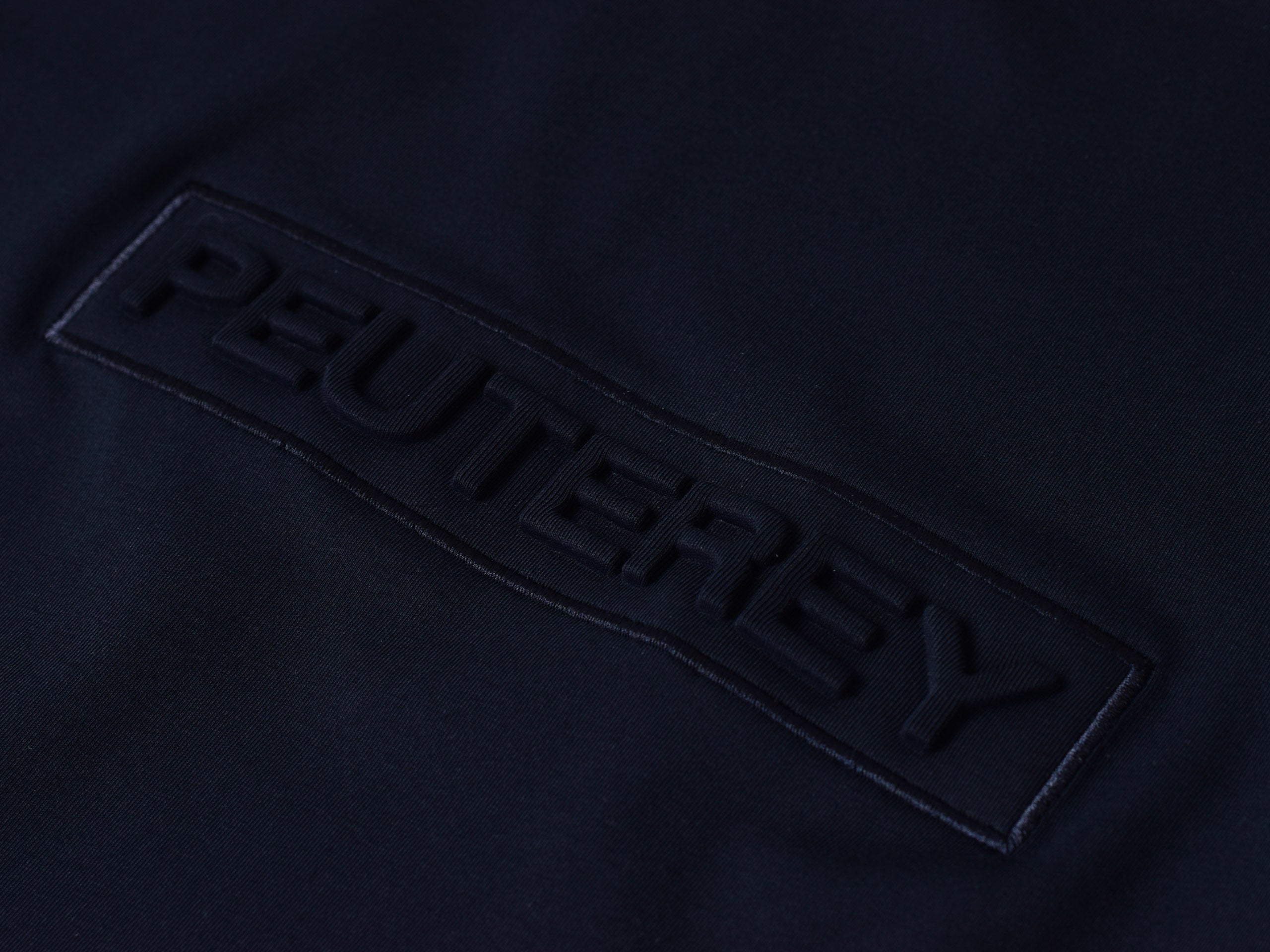 Peuterey Granatowy T-shirt z logo