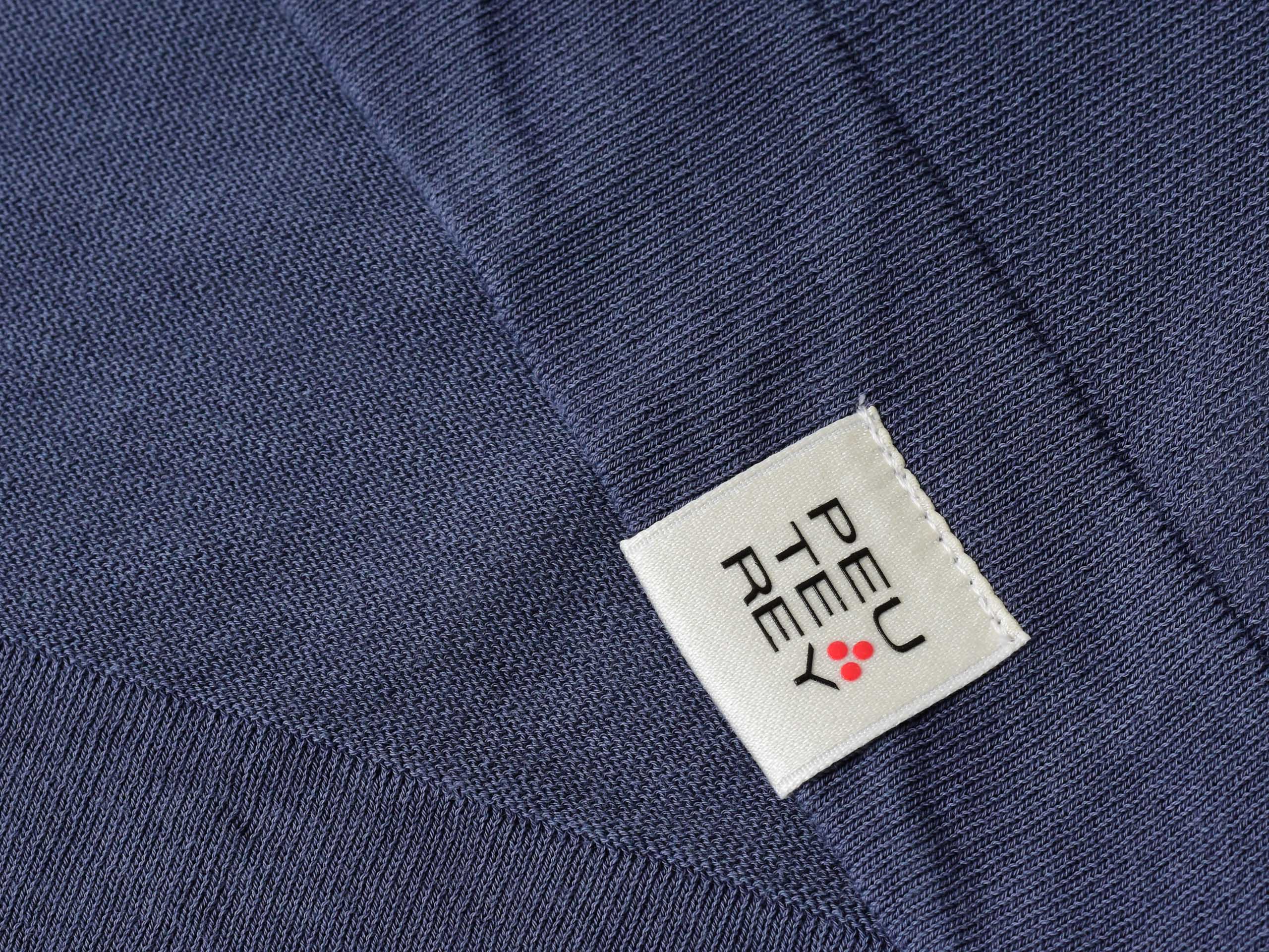 Peuterey granatowy t-shirt z logo