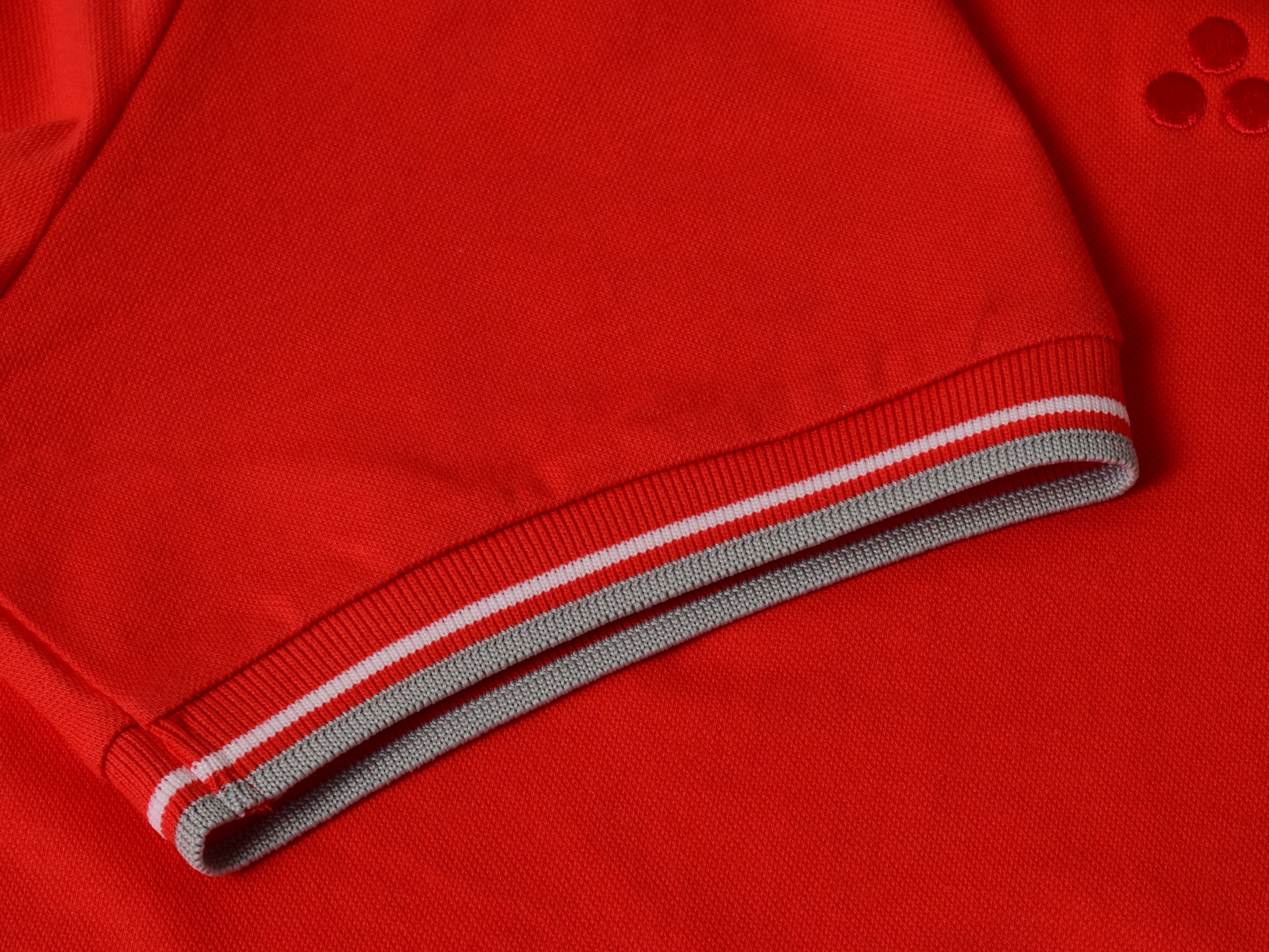 Peuterey czerwone polo z logo