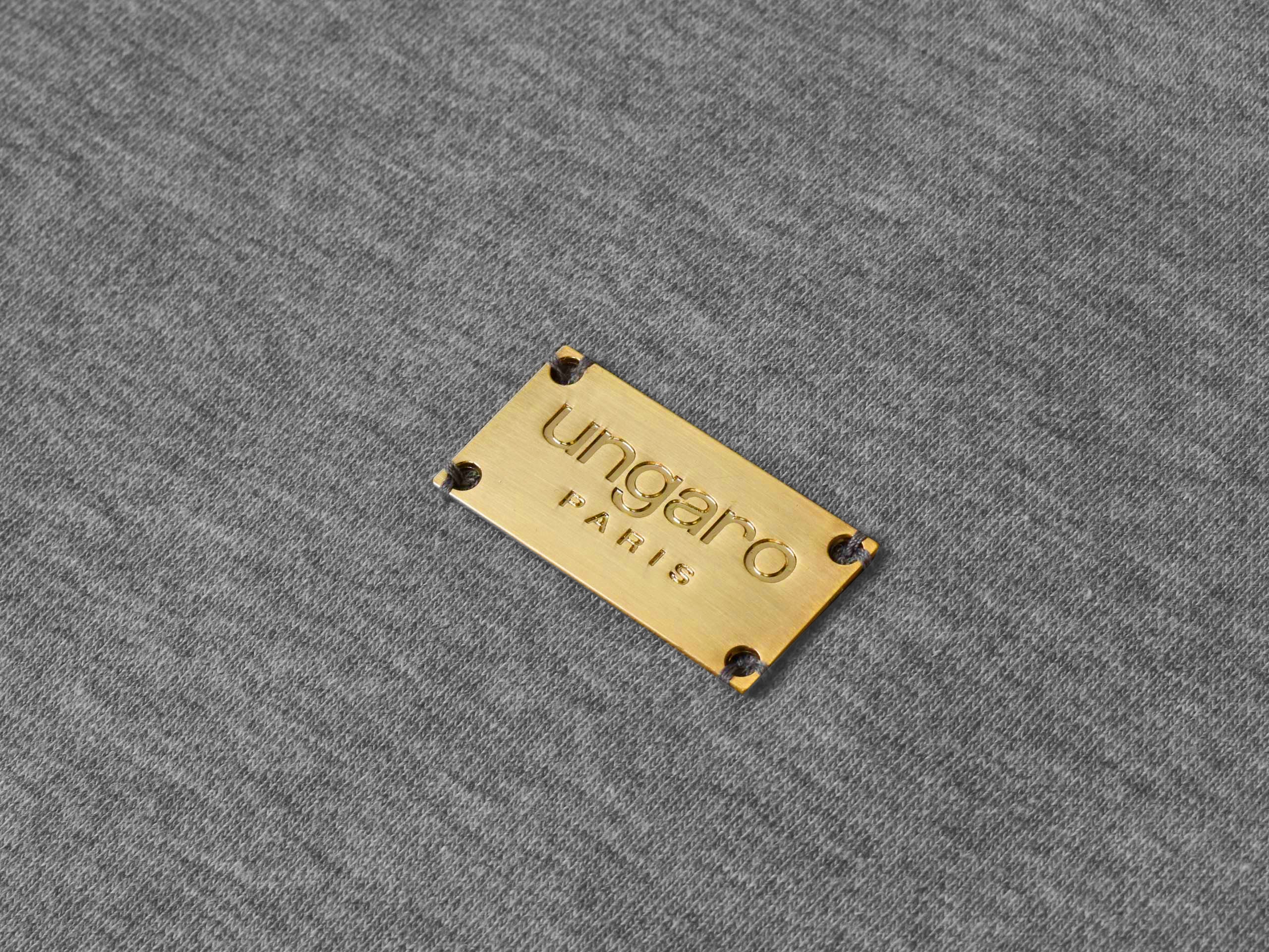 Ungaro szara bluza z okrągłym dekoltem