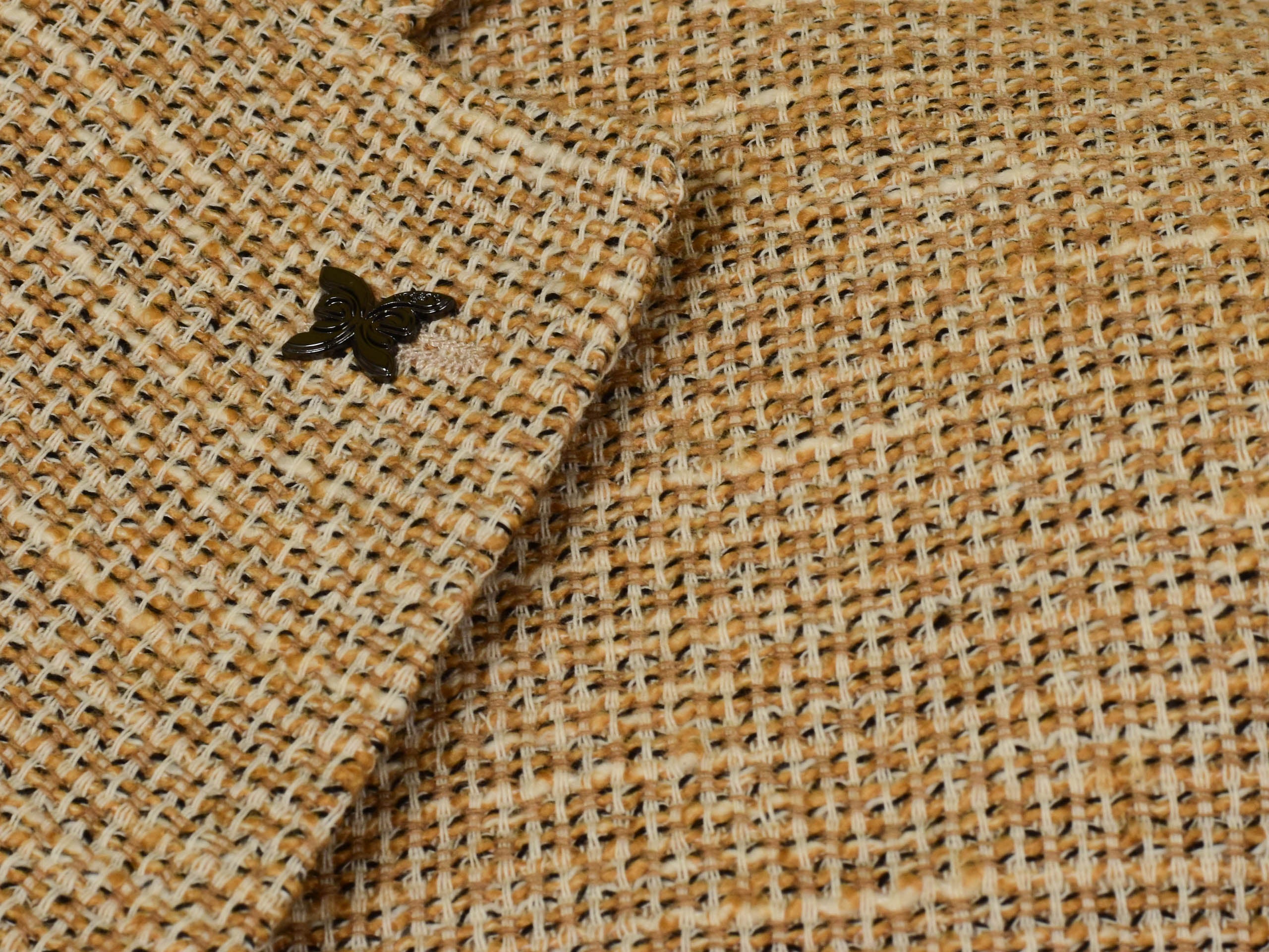 Ungaro beżowa marynarka z fakturą jersey